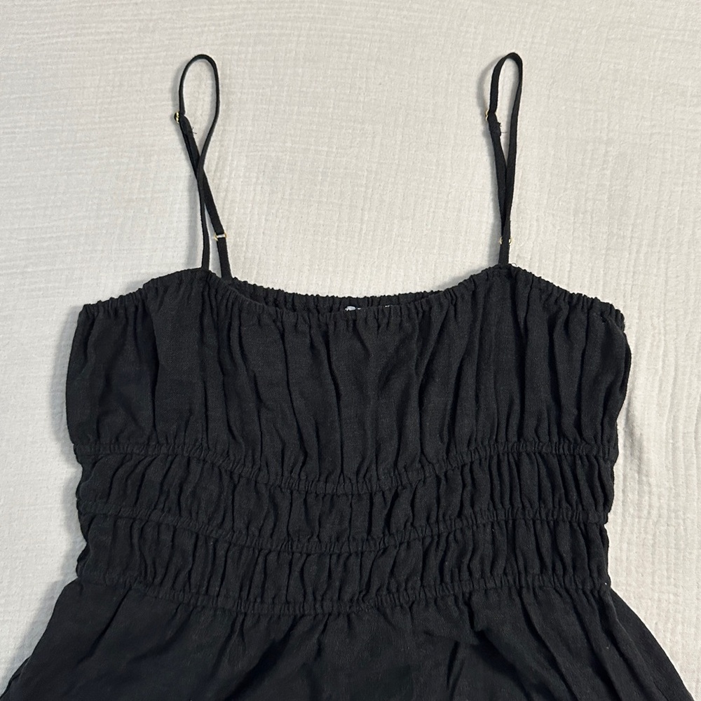Weworewhat Scrunchie Linen Dress - Picture 4 of 7